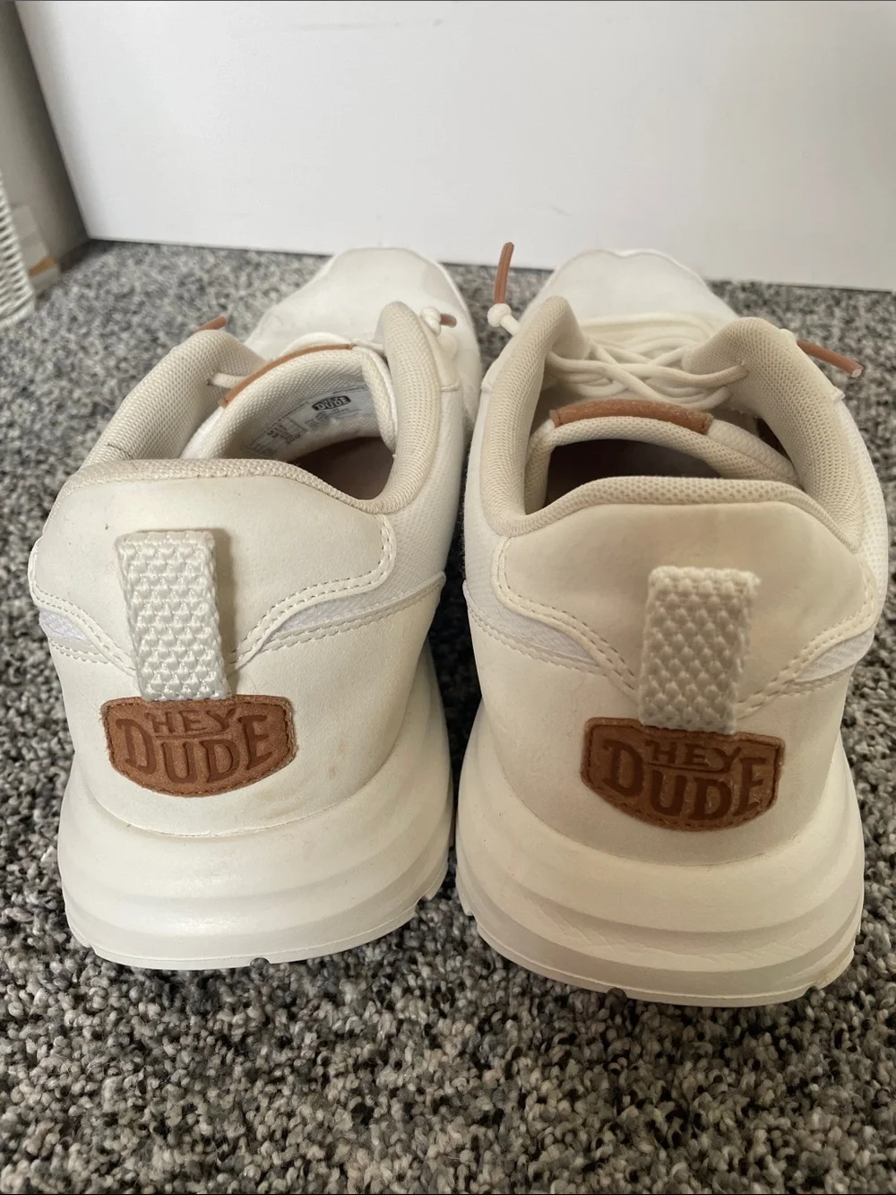 Hey Dude Sirocco Alta White Sneakers 12